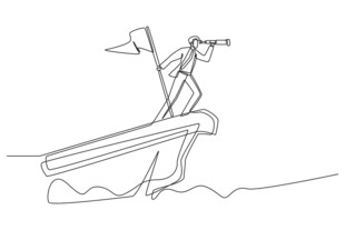 单人撑杆跳高动态简笔画