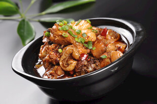 美味香辣鸡煲