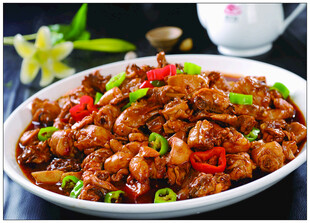 美味香辣鸡肉