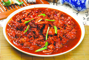美味红烧鸡肉