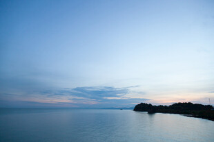海边黄昏美景