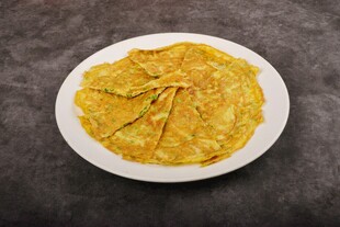 黄瓜花鸡蛋饼
