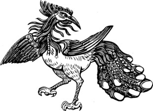 传统风格神鸟图案