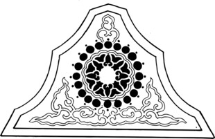 传统三角花纹饰图案