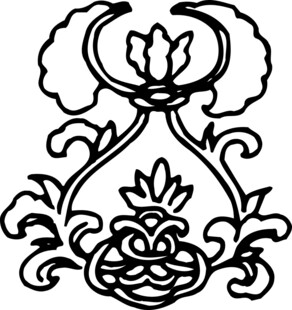 古典花卉藤蔓装饰图案