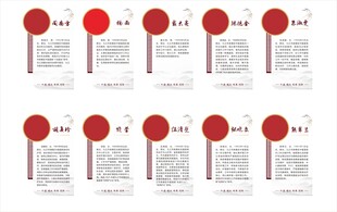 中式个人形象墙