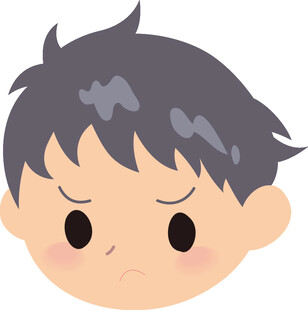 愁容小男孩头像