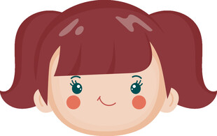 可爱双马尾小女孩头像