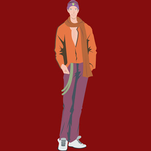 时尚穿搭男士形象展示
