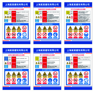 安全风险点 告知牌 电梯安全牌