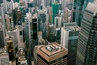 繁华都市高楼景观