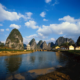 桂林山水美景如画