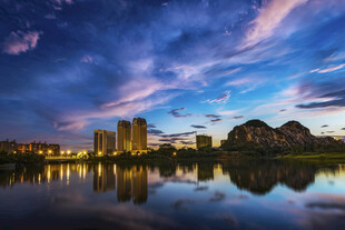 桂林城市夜景