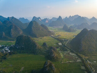 桂林喀斯特山水风景