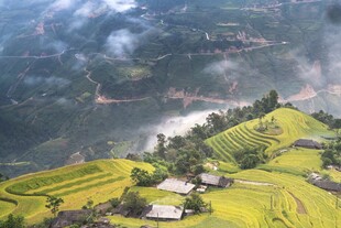 山间梯田美景