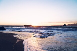 海边日落美景
