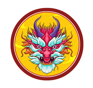 圆形龙纹