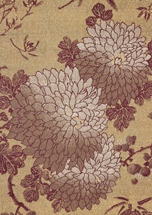 复古花卉图案布料