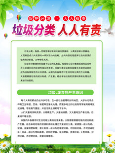 垃圾分类宣传海报