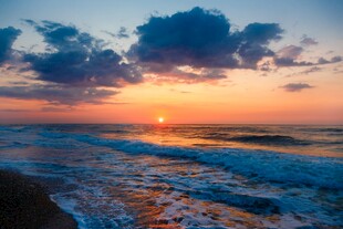 海边日落美景