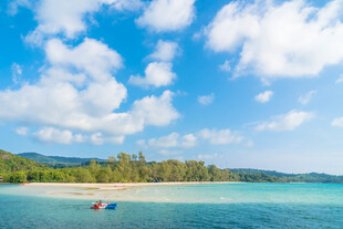 美丽海岛风光碧海蓝天