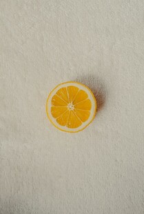 切片橙子特写