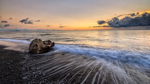海边黄昏