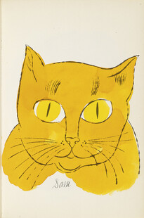 黄色猫咪插画