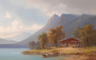 远山近水美景