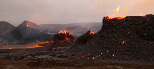 火山熔岩景观