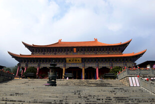中式古建筑庙宇景观