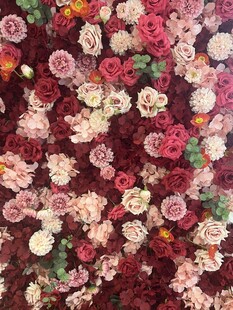 缤纷多彩花卉背景图