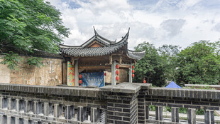 中式古建 飞檐翘角景致