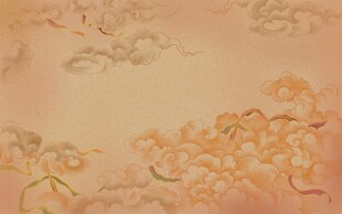 古风花卉背景图