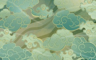 中式云纹图案背景纹理