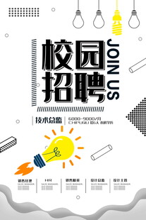 校园招聘海报开启新征程