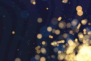 梦幻金色光斑背景图