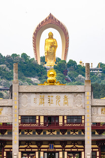 灵山大佛景区宏伟建筑景观