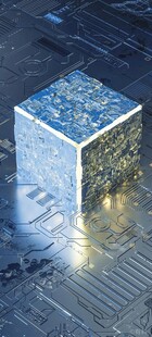 发光立方体科技感灯光装置