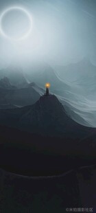山间日出景象