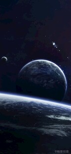 浩瀚宇宙中的星球景观