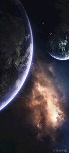 浩瀚宇宙中的星球景观