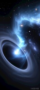 神秘黑洞宇宙奇幻景象