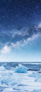 星空下的冰雪世界