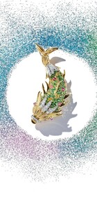 梦幻仙人掌与飞鸟装饰画