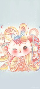 梦幻卡通女孩插画形象