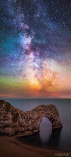 海边星空美景