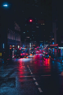 悉尼城市街道车流景象