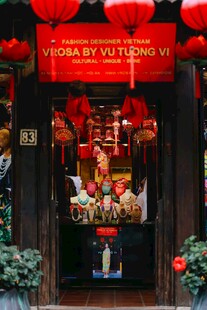 中式店铺新春喜庆装饰