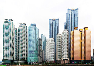 现代都市摩天大楼景观
